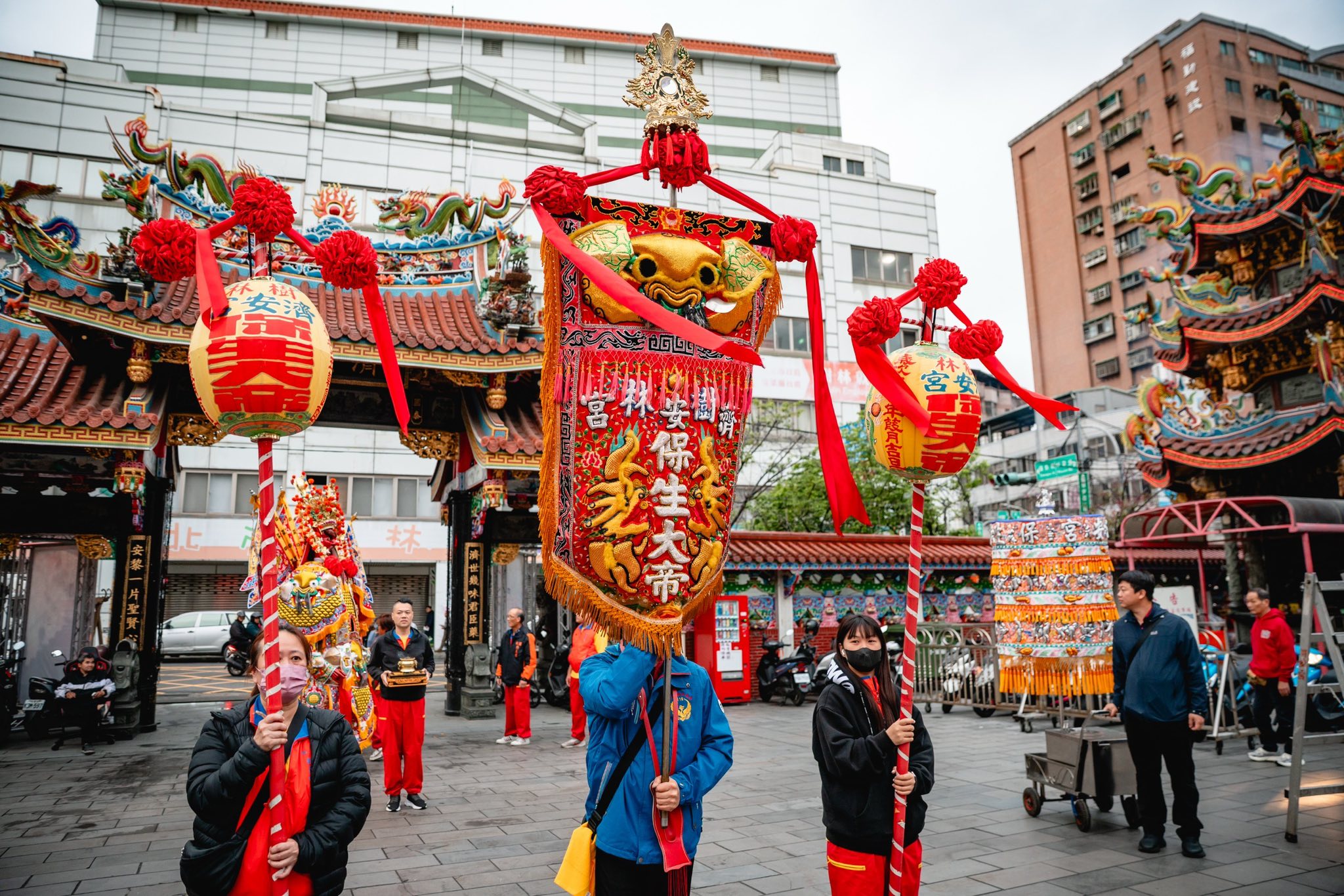 丙午年新春南巡護駕保生大帝、福德正神、中壇元帥 聖駕南巡會香